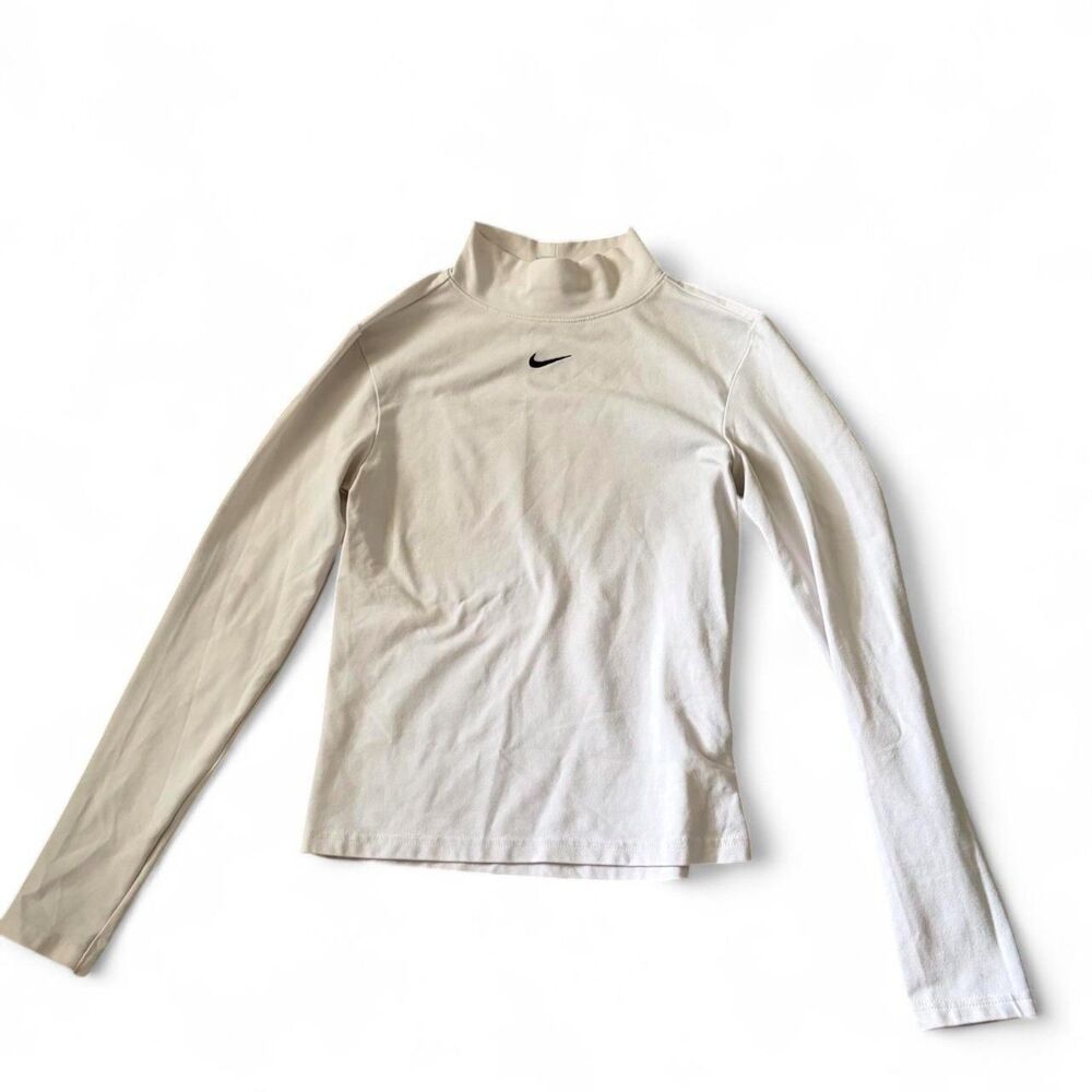 Nike Women's White and Cream Shirt